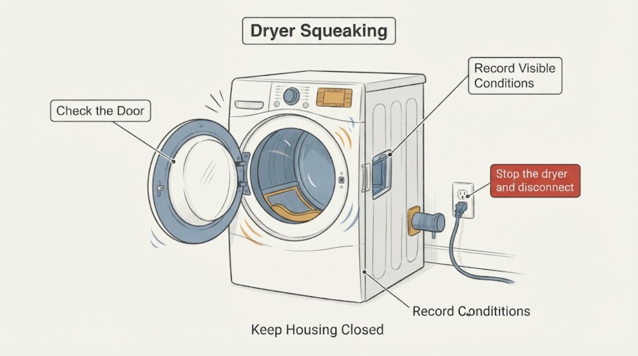 Dryer Squeaking