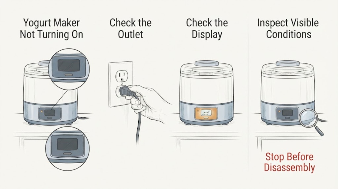Yogurt Maker Not Turning On