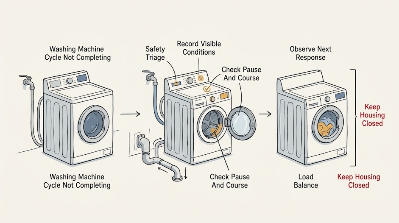 Washing Machine Cycle Not Completing
