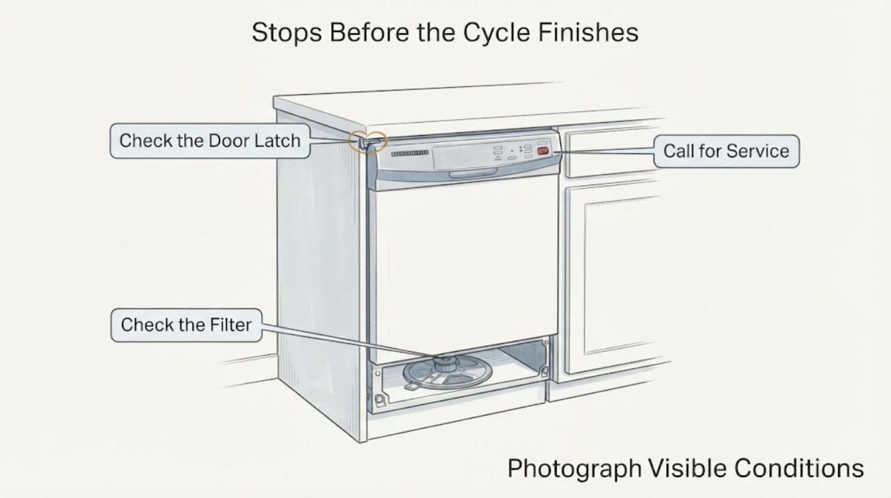 Stops Before the Cycle Finishes