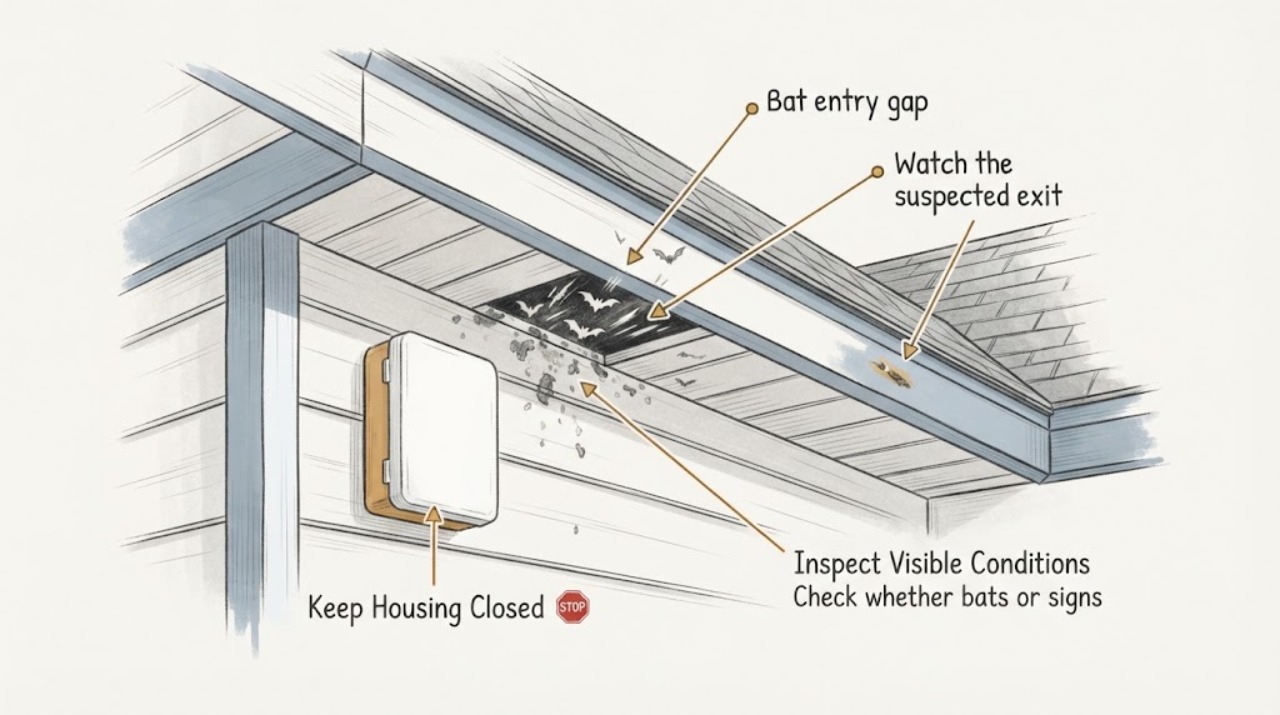 Bat entry gap