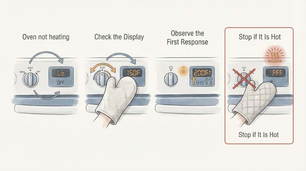 Oven not heating