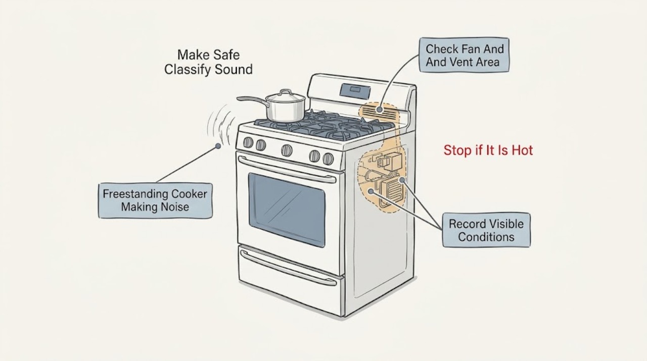 Freestanding Cooker Making Noise