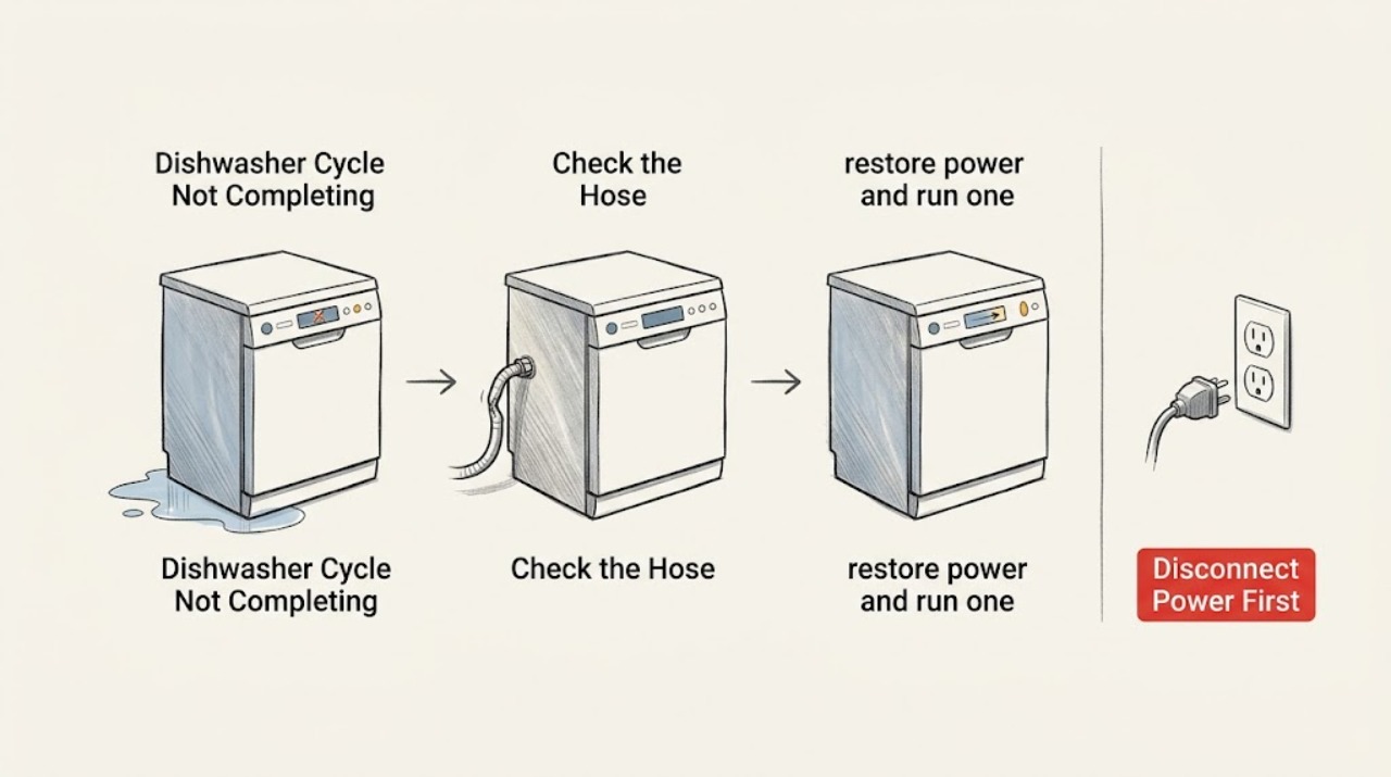 Dishwasher Cycle Not Completing