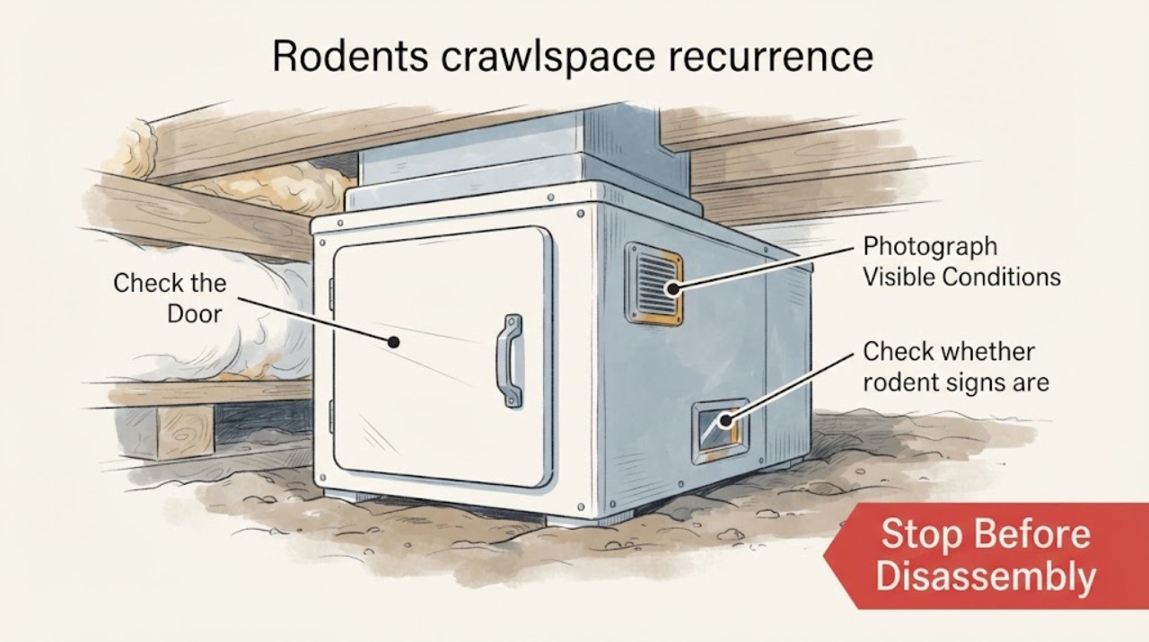 Rodents crawlspace recurrence