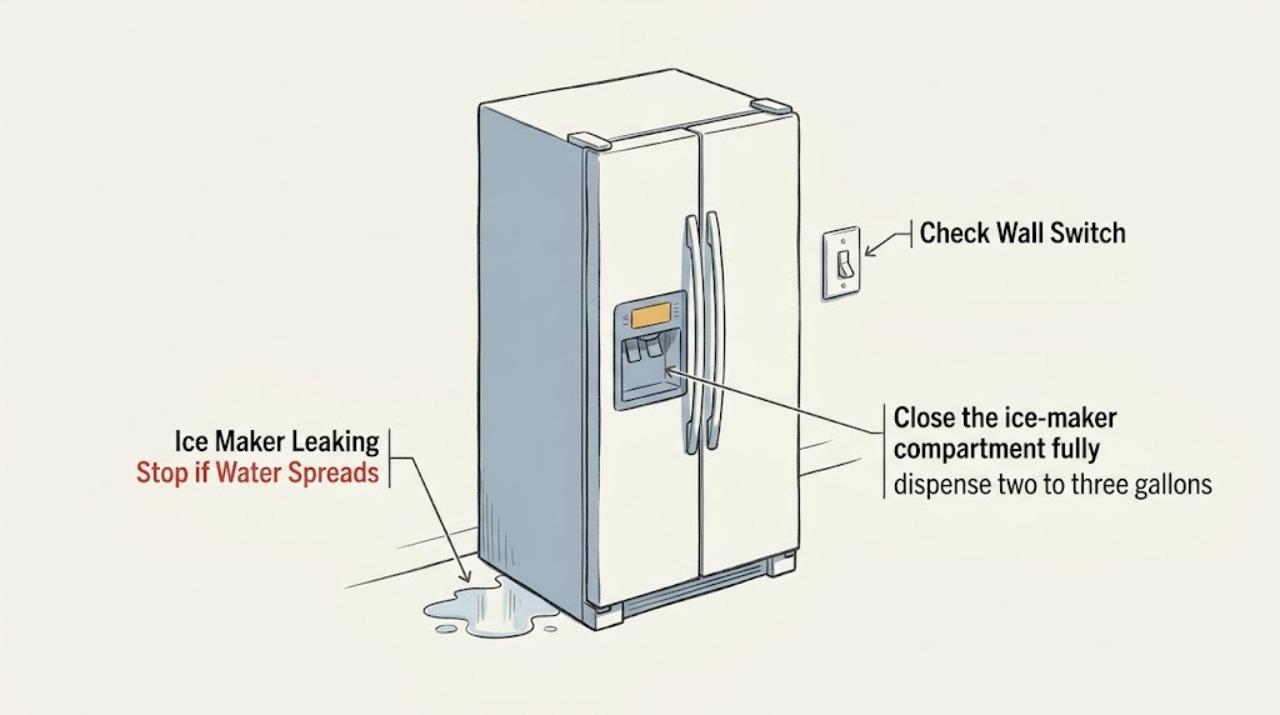 Ice Maker Leaking