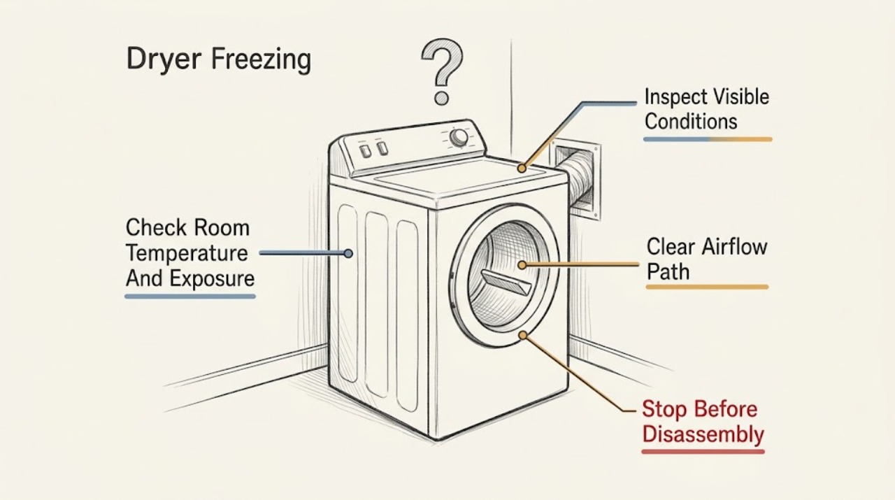 Dryer Freezing