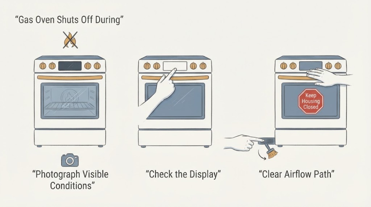 Gas Oven Shuts Off During