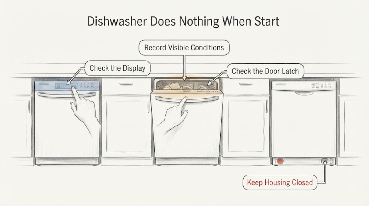 Dishwasher Does Nothing When Start