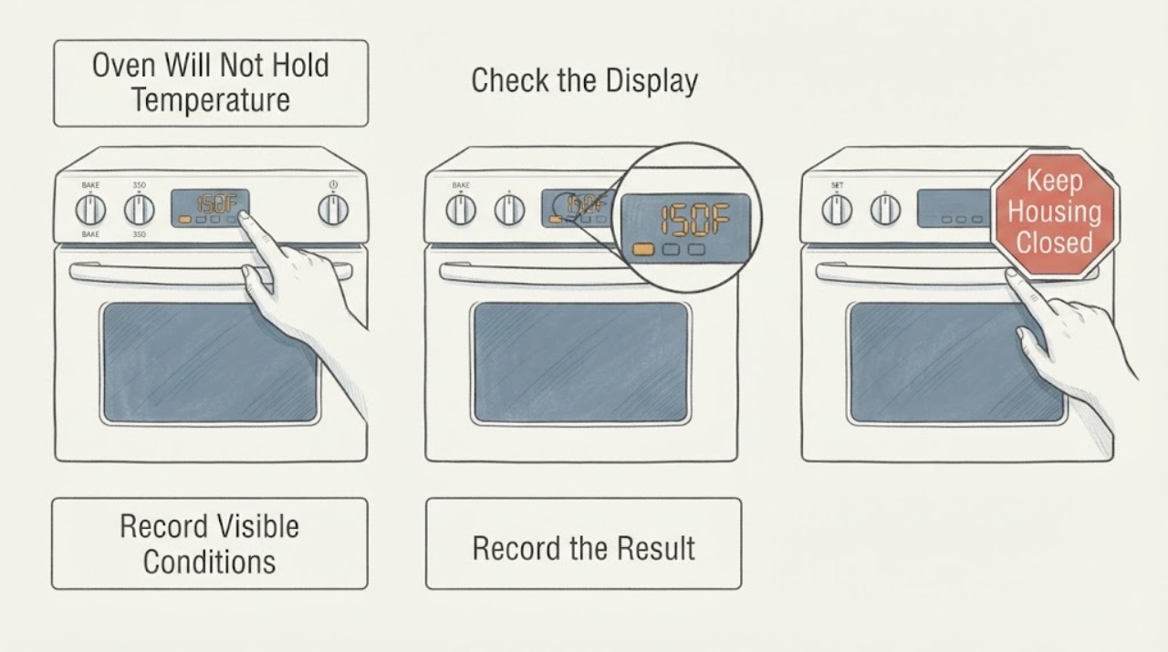 Oven Will Not Hold Temperature