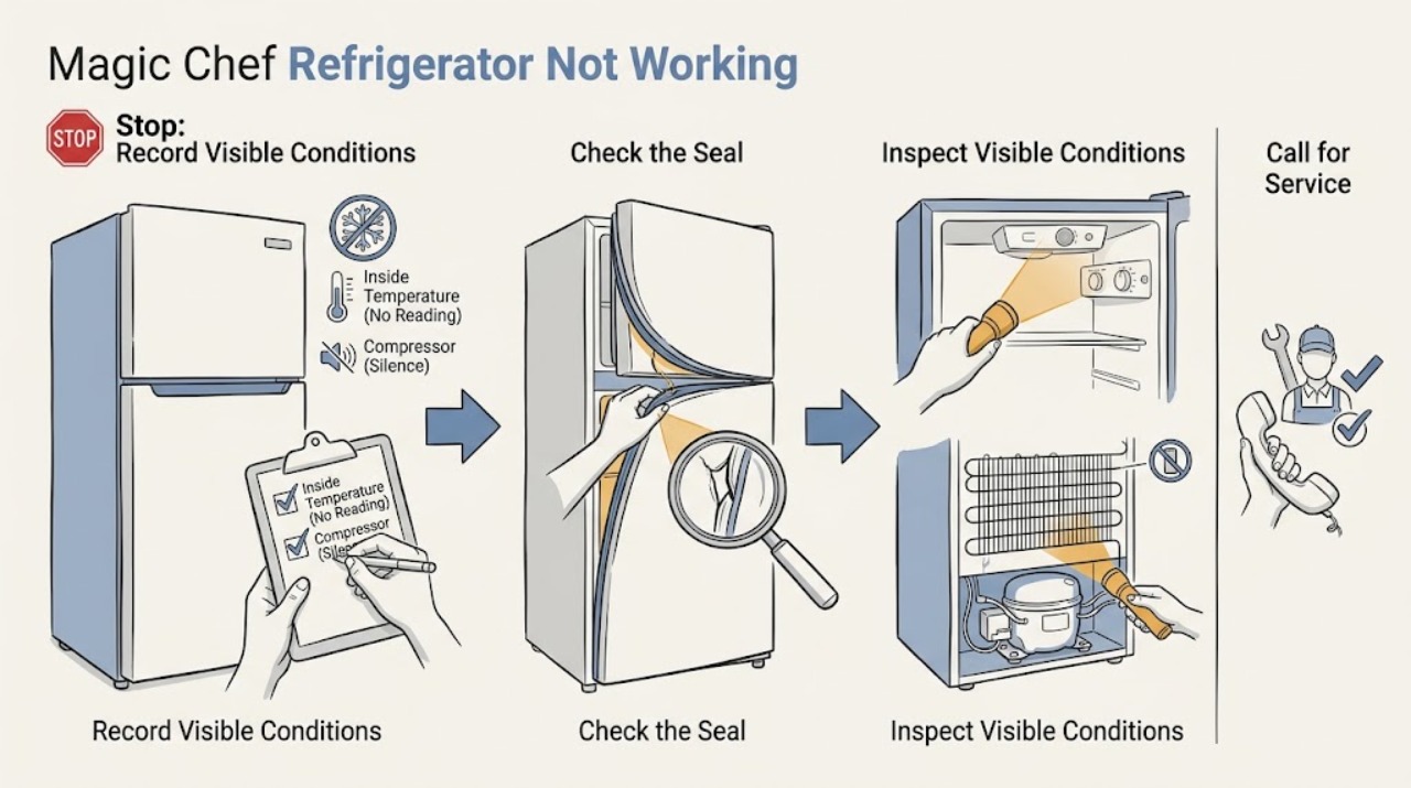 Magic Chef Refrigerator Not Working