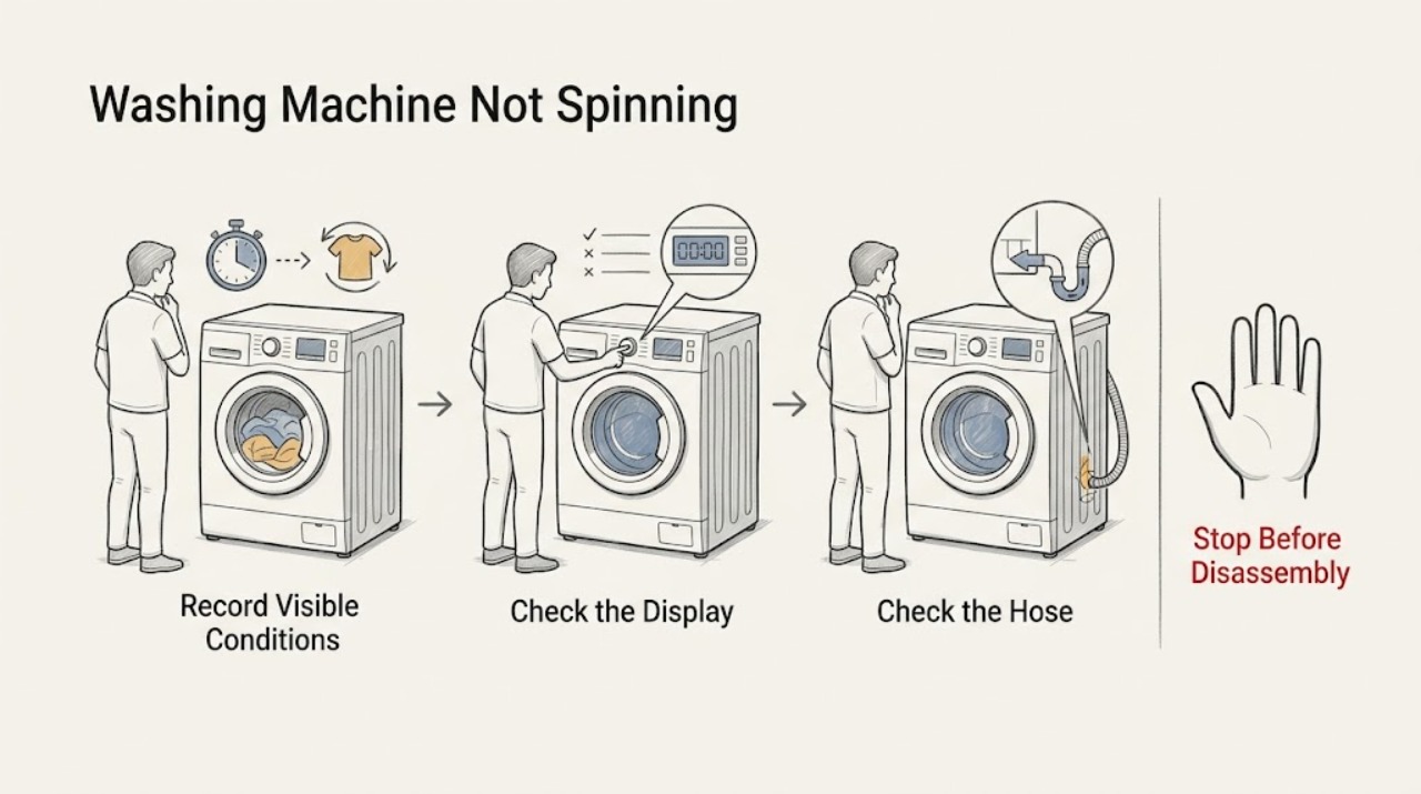 Washing Machine Not Spinning