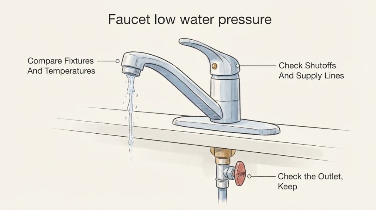 Faucet low water pressure
