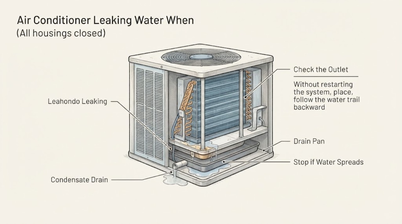 Air Conditioner Leaking Water When