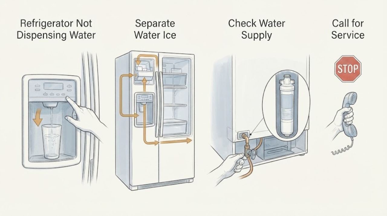 Refrigerator Not Dispensing Water