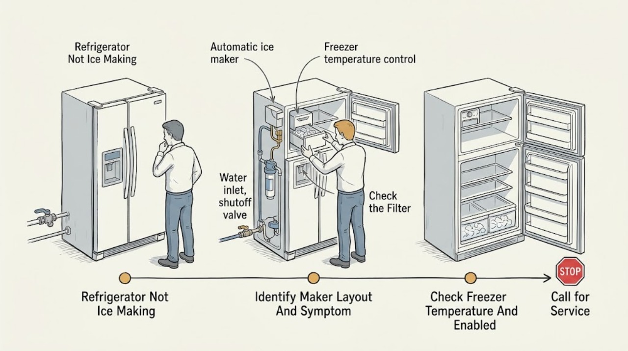 Refrigerator Not Ice Making