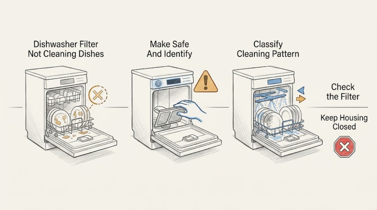 Dishwasher Filter Not Cleaning Dishes