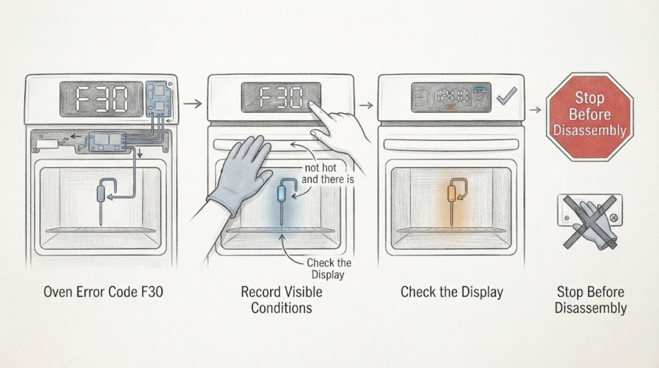 Oven Error Code F30
