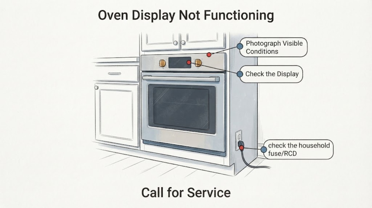 Oven Display Not Functioning