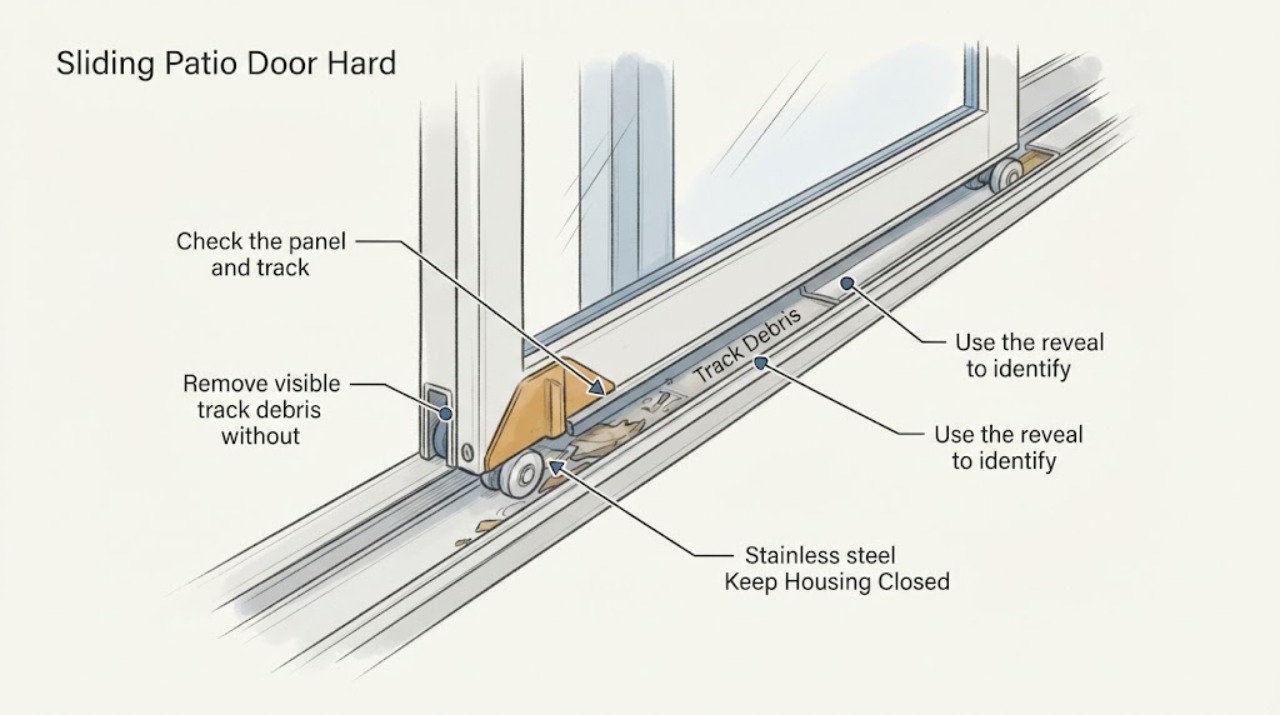 Sliding Patio Door Hard