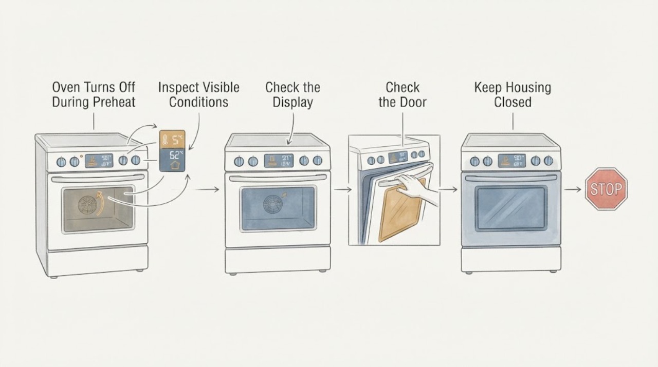 Oven Turns Off During Preheat