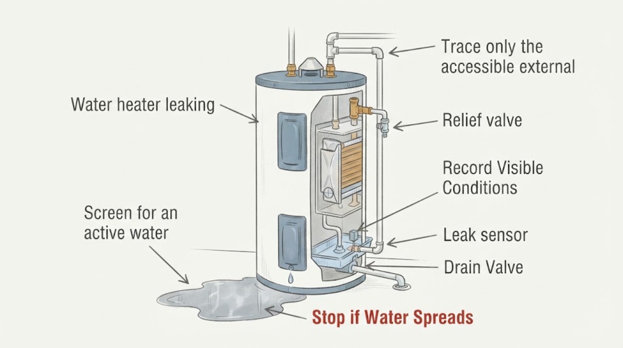 Water heater leaking