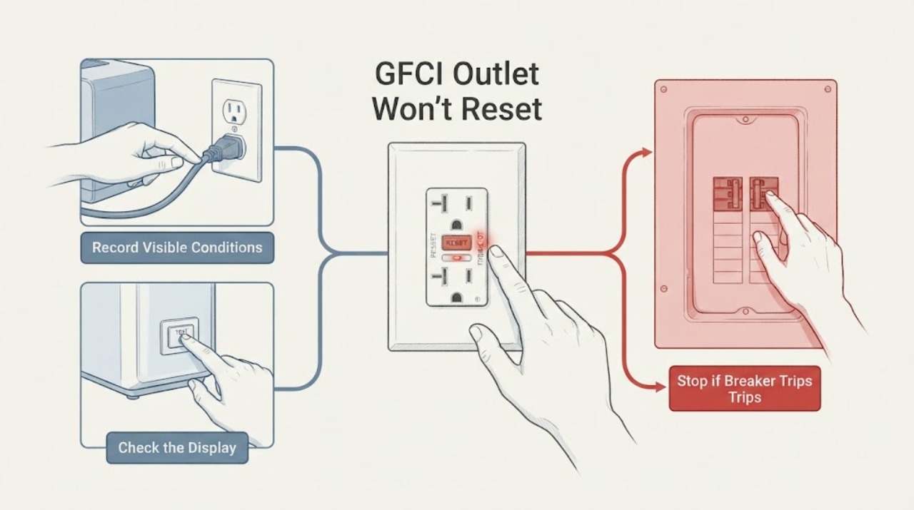 GFCI Outlet Won’t Reset