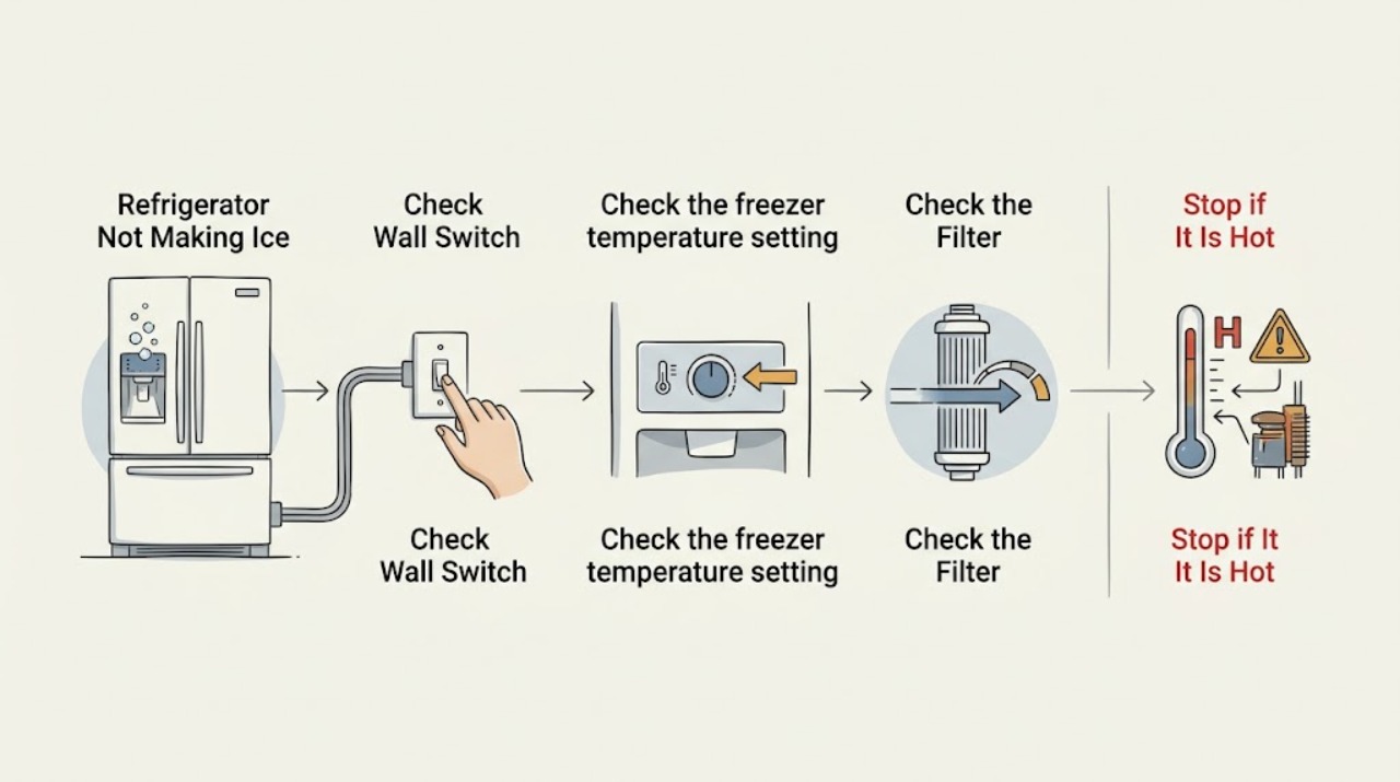 Refrigerator Not Making Ice