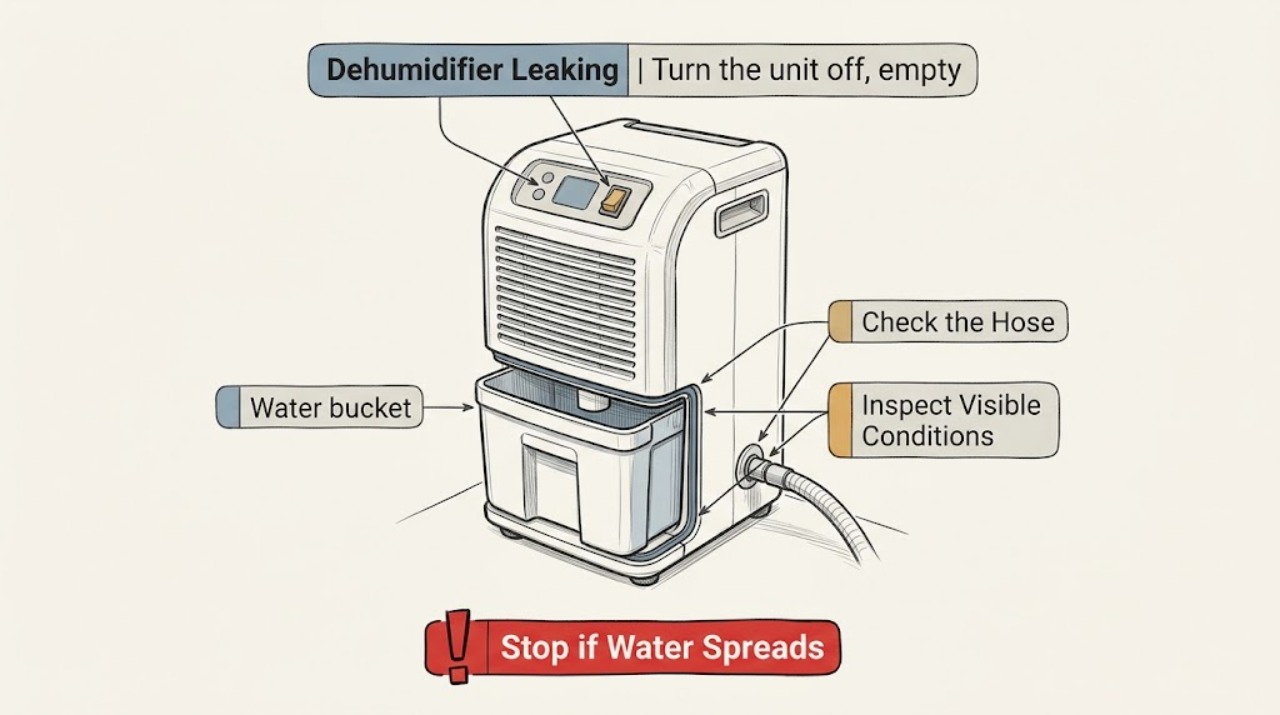 Dehumidifier Leaking