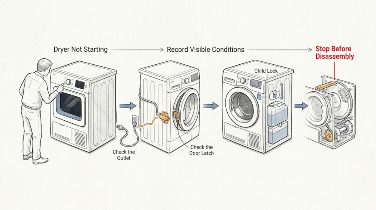 Dryer Not Starting