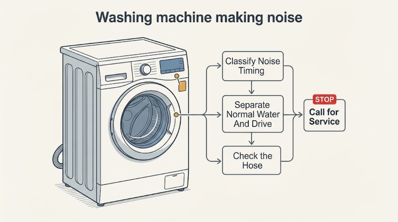 Washing machine making noise