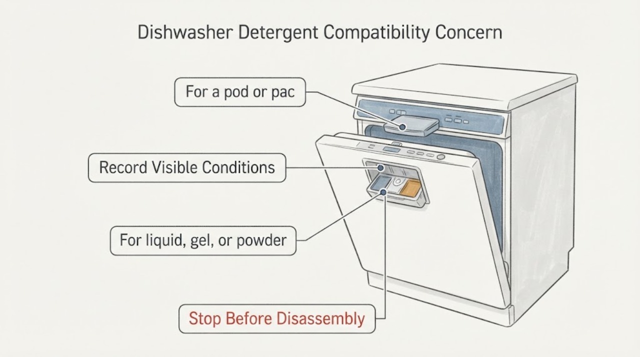 Dishwasher Detergent Compatibility Concern |