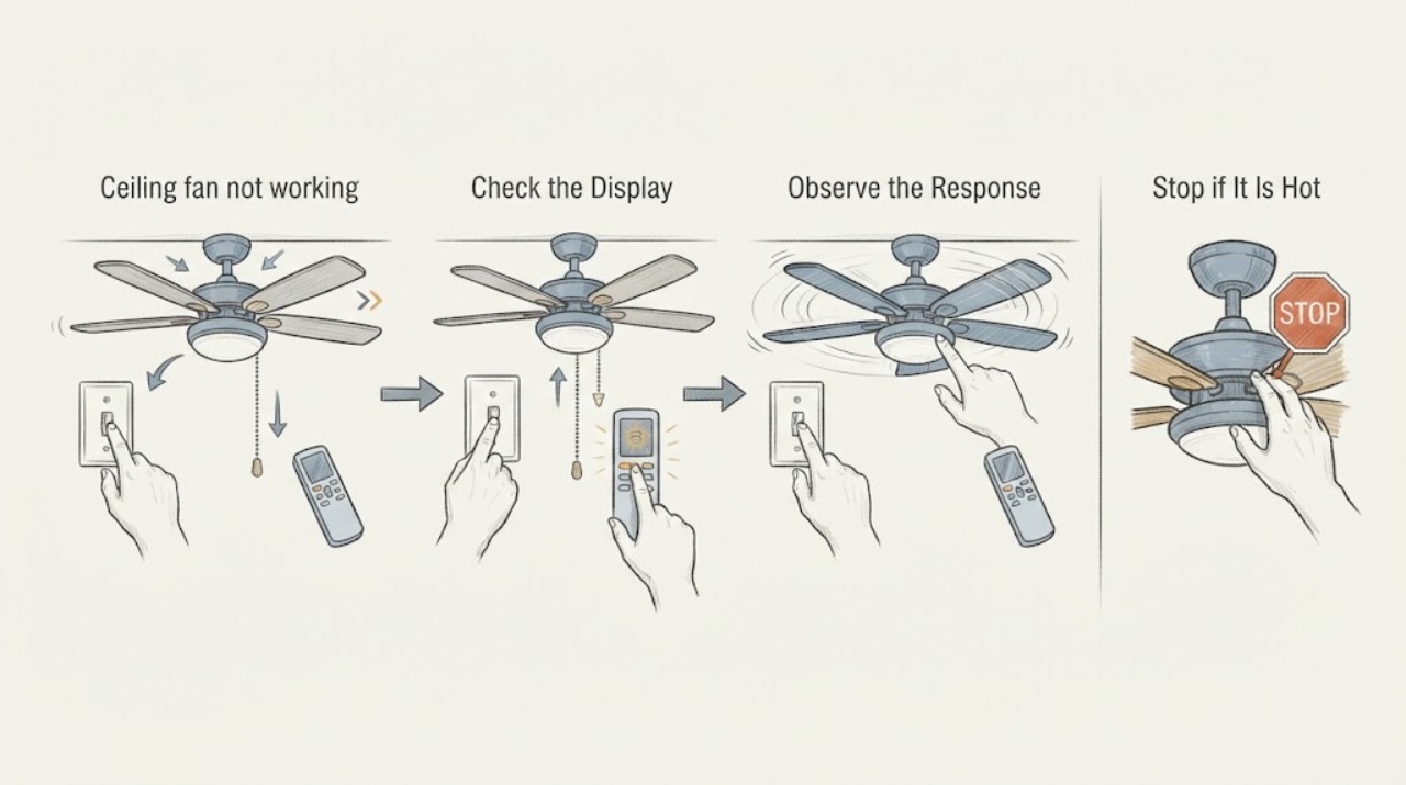 Ceiling fan not working