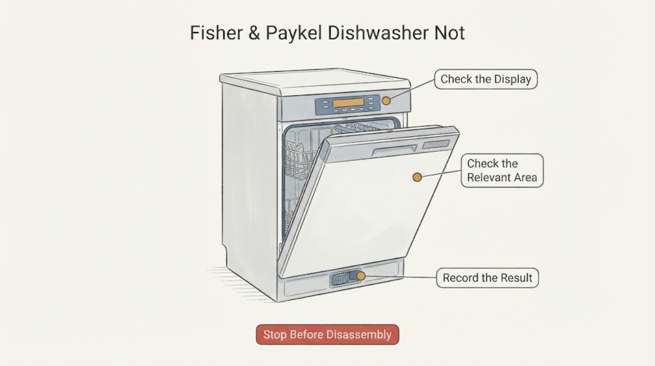 Fisher & Paykel Dishwasher Not