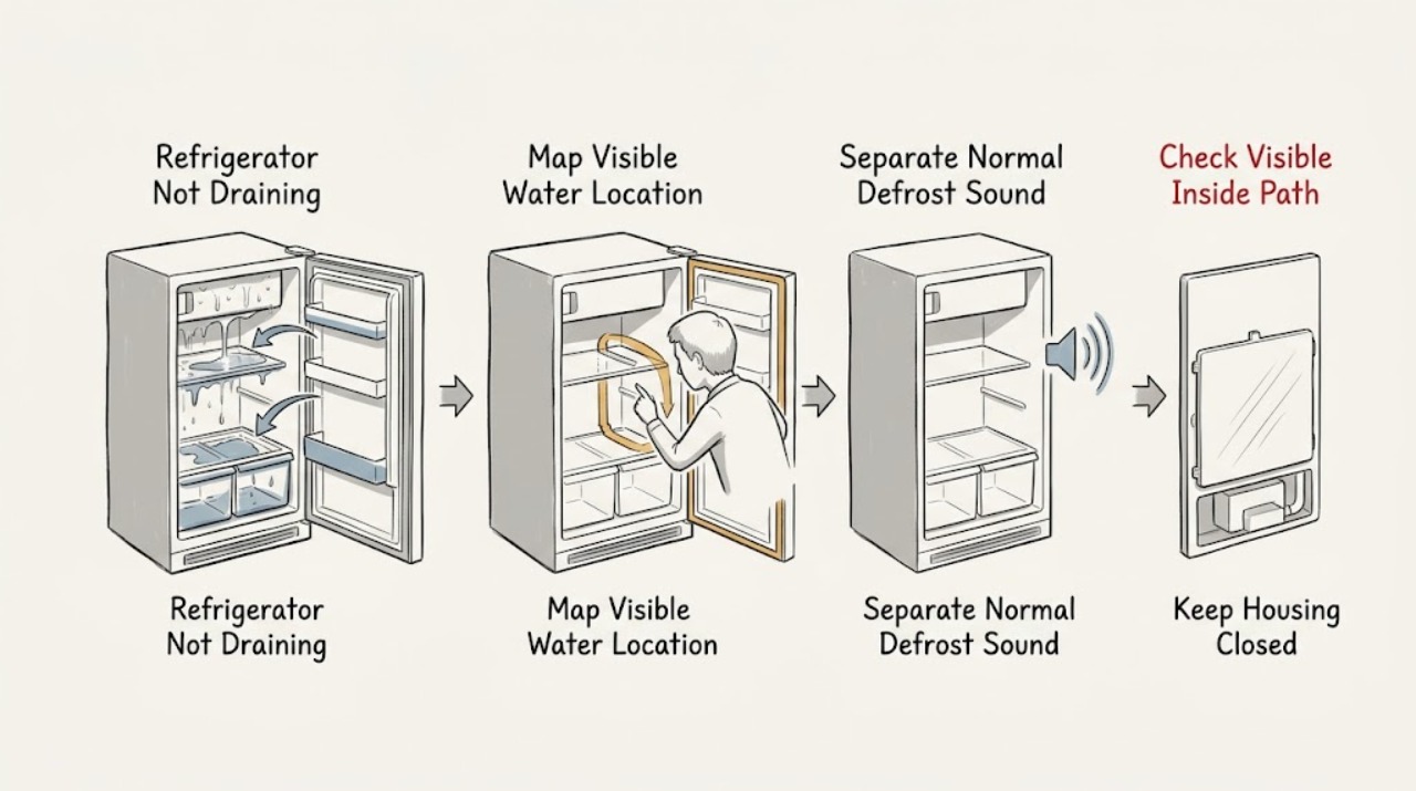 Refrigerator Not Draining