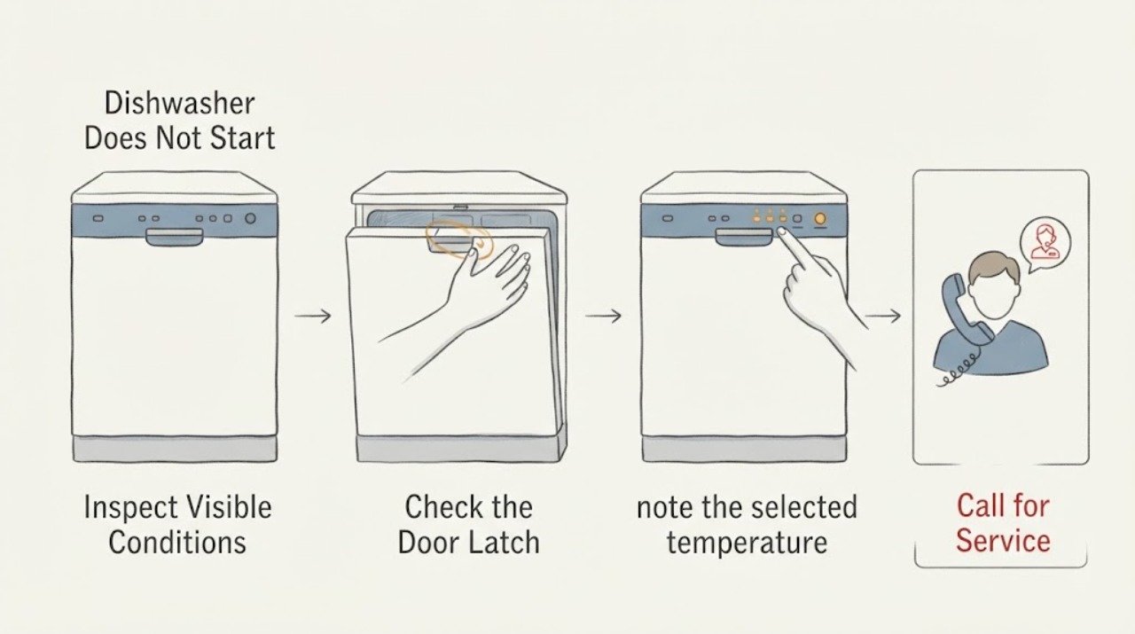Dishwasher Does Not Start