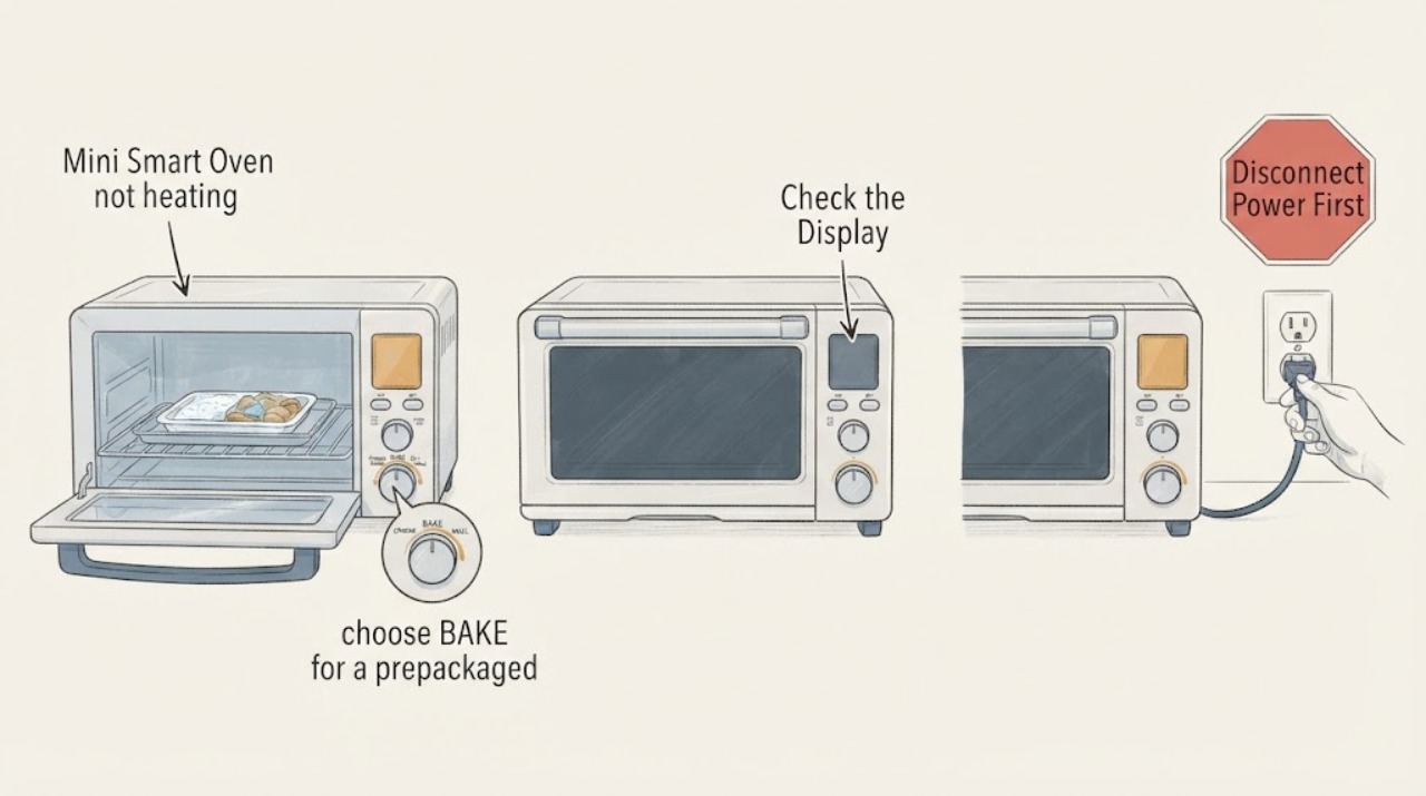 Mini Smart Oven not heating