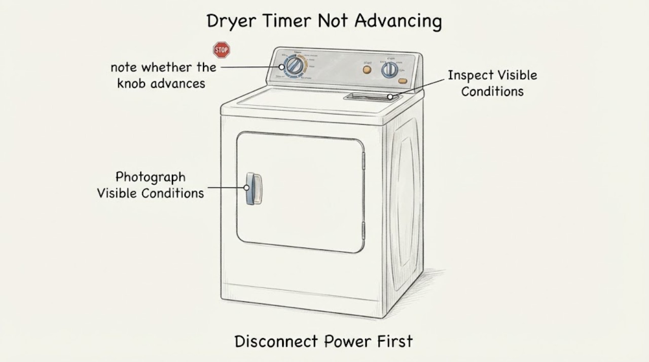Dryer Timer Not Advancing