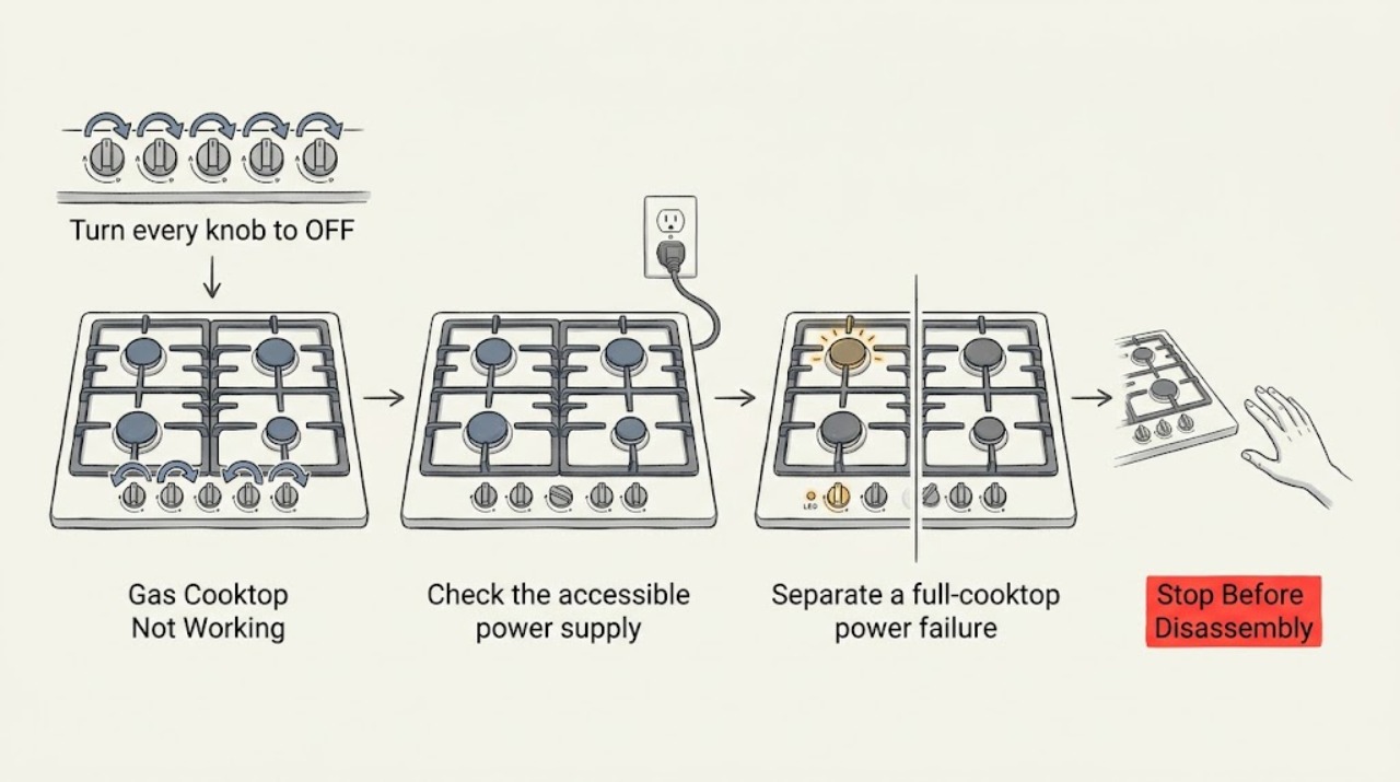 Gas Cooktop Not Working