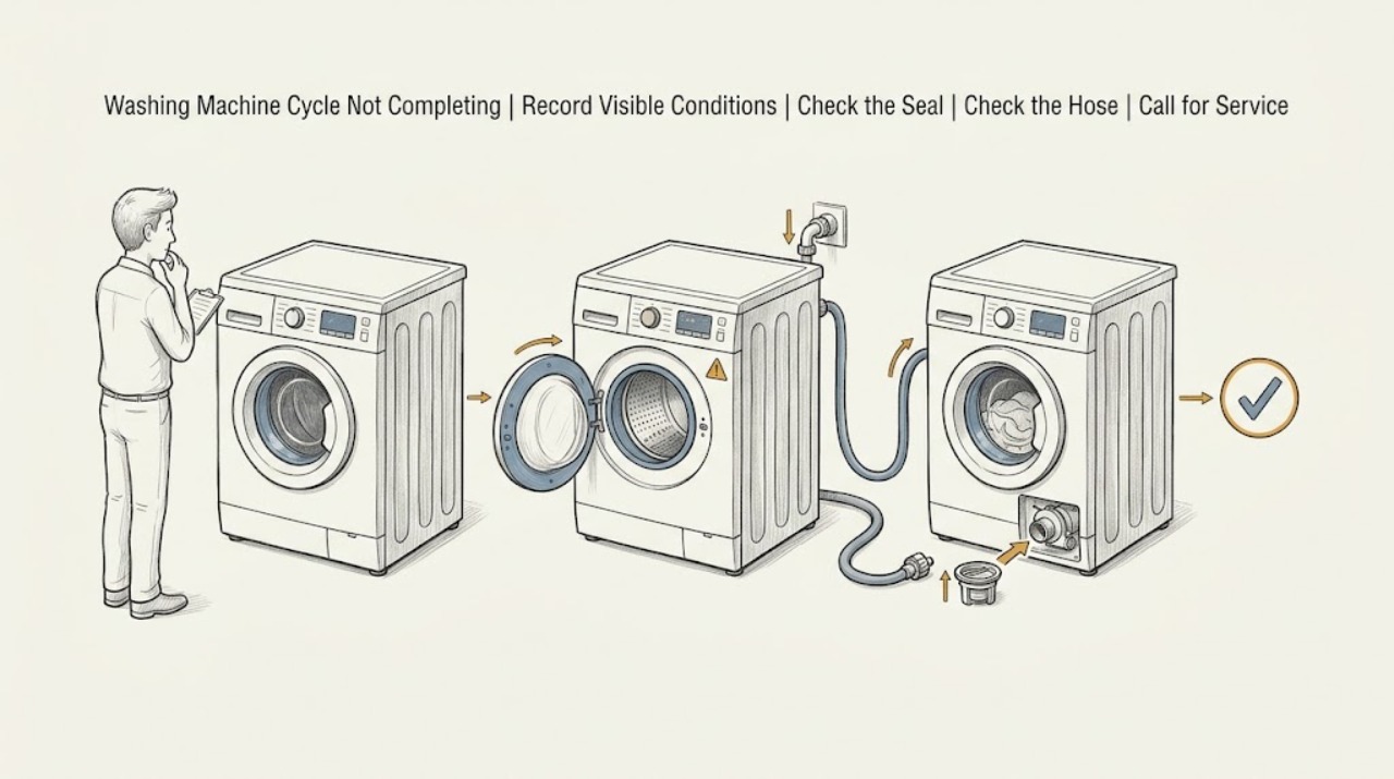 Washing Machine Cycle Not Completing