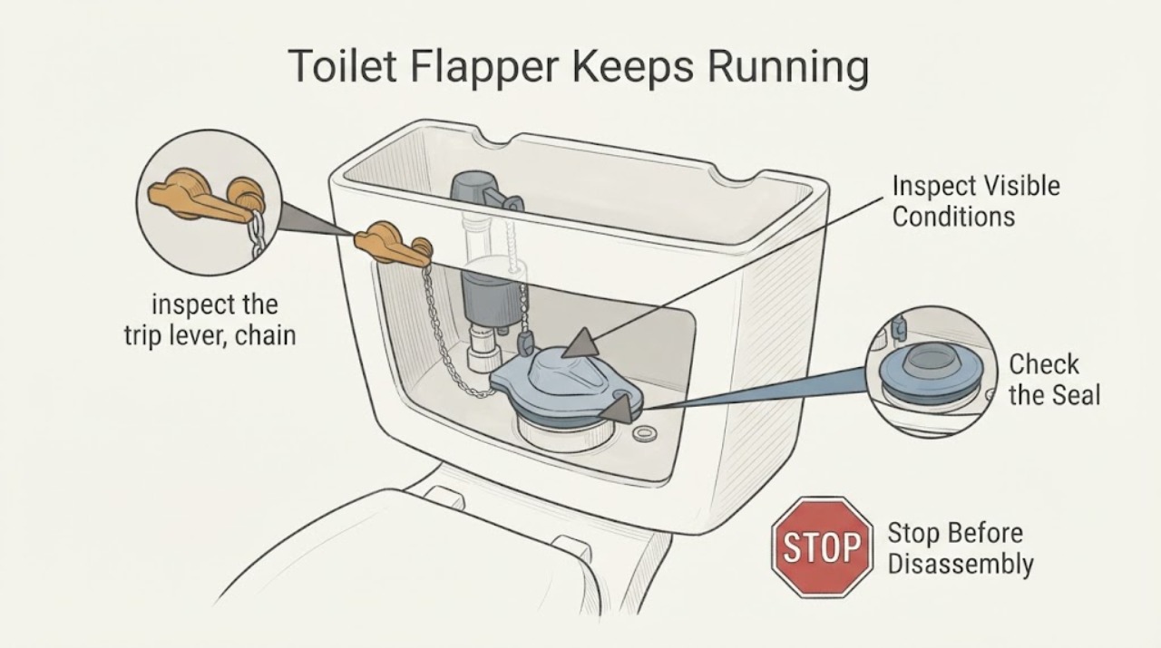 Toilet Flapper Keeps Running