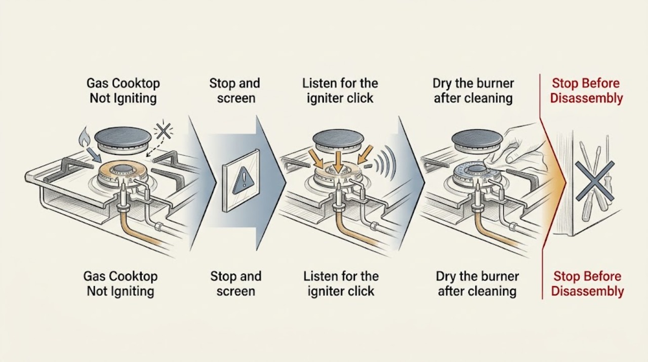 Gas Cooktop Not Igniting