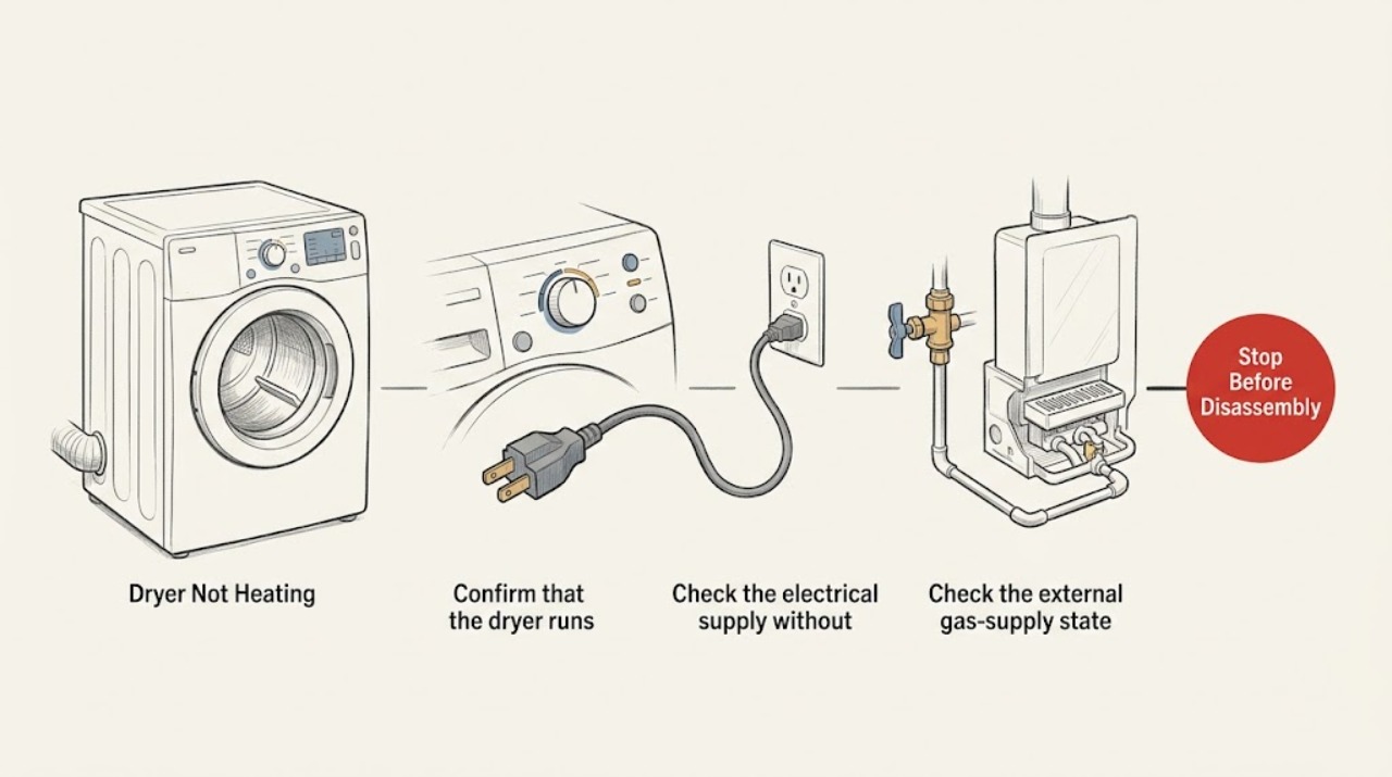 Dryer Not Heating