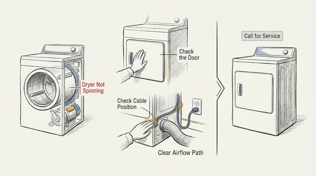 Dryer Not Spinning