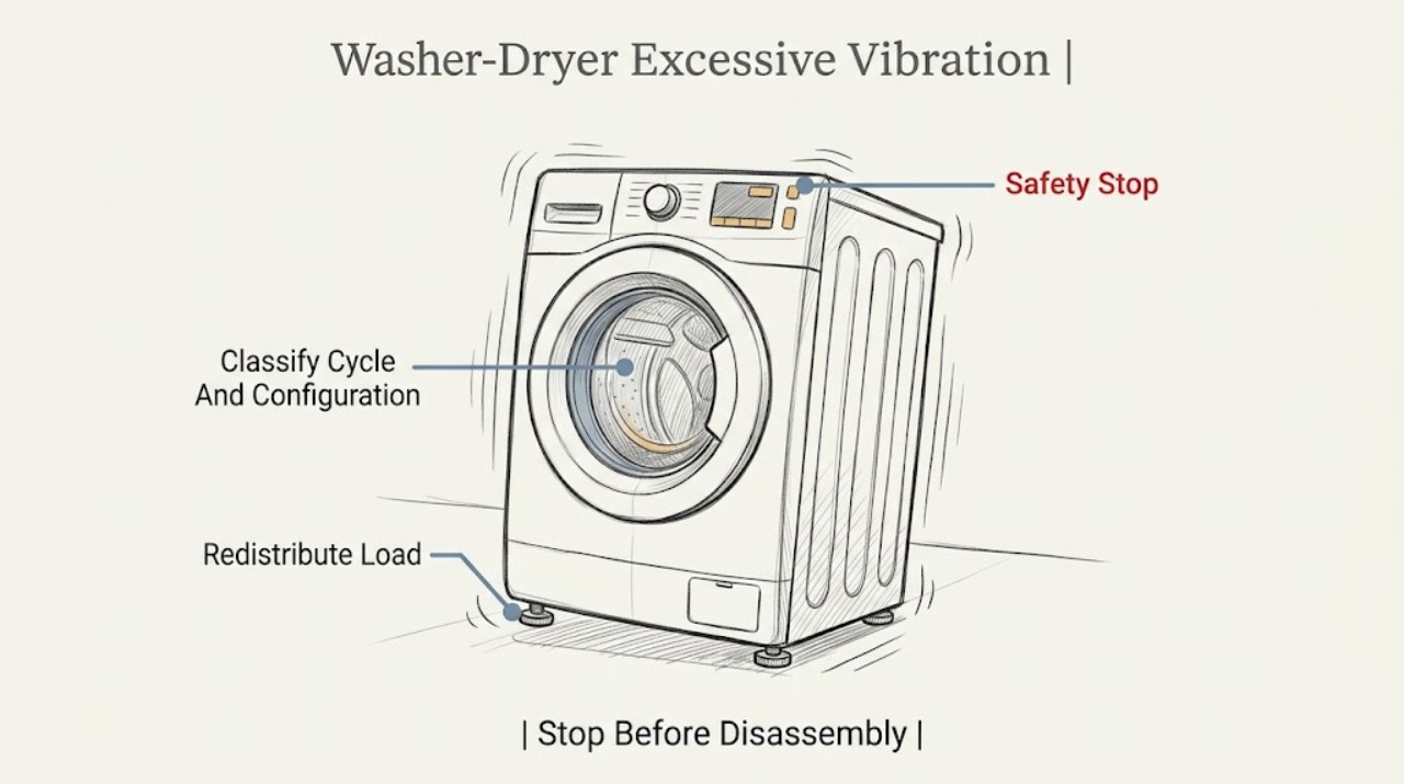 Washer-Dryer Excessive Vibration