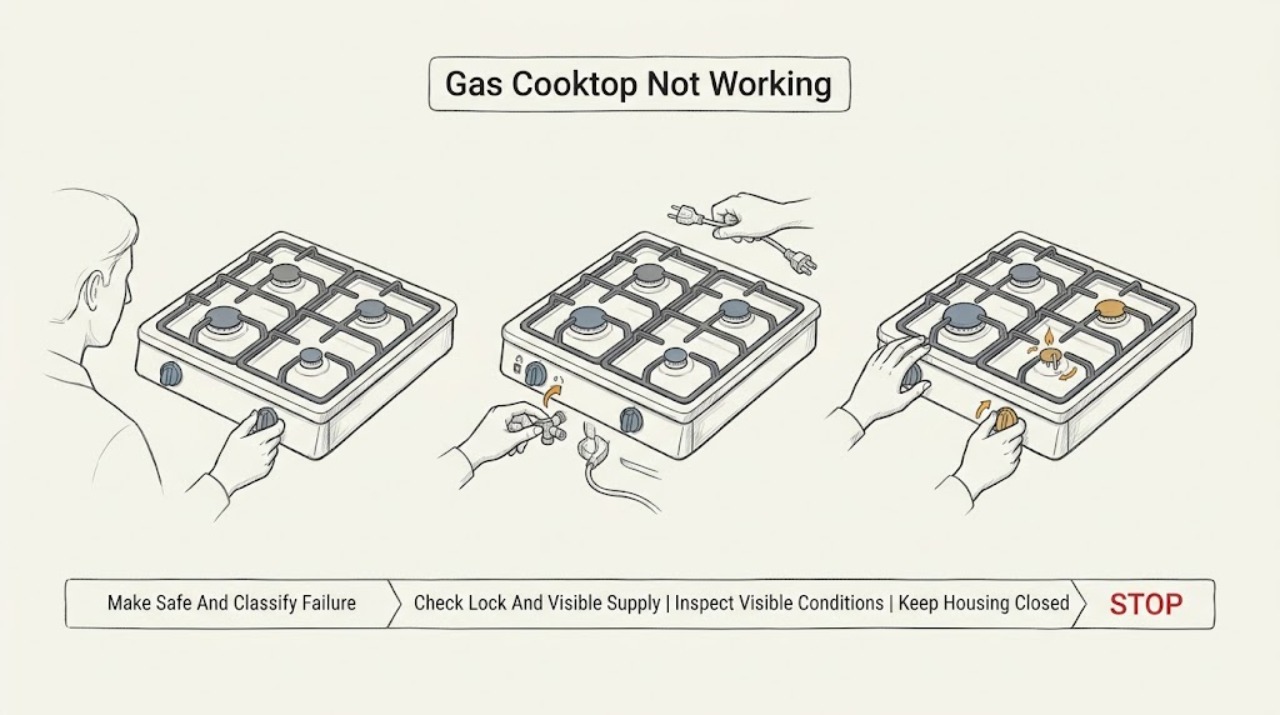 Gas Cooktop Not Working