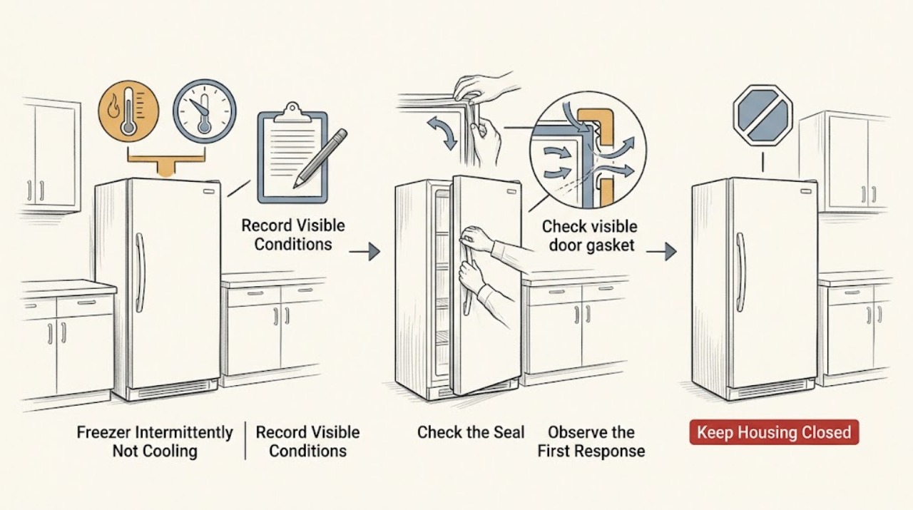 Freezer Intermittently Not Cooling