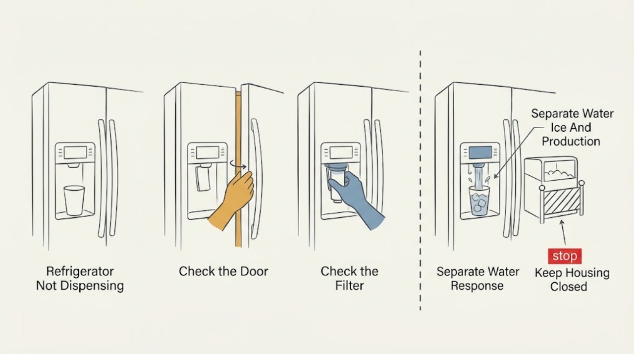 Refrigerator Not Dispensing