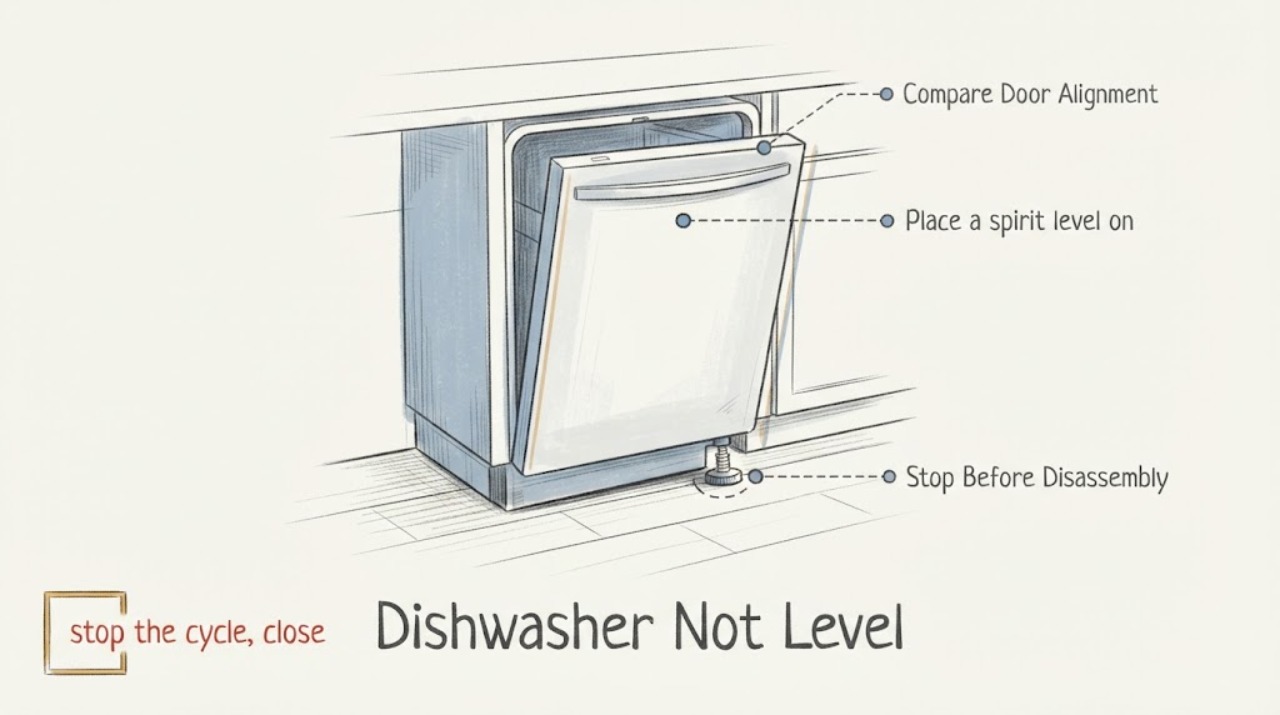 Dishwasher Not Level