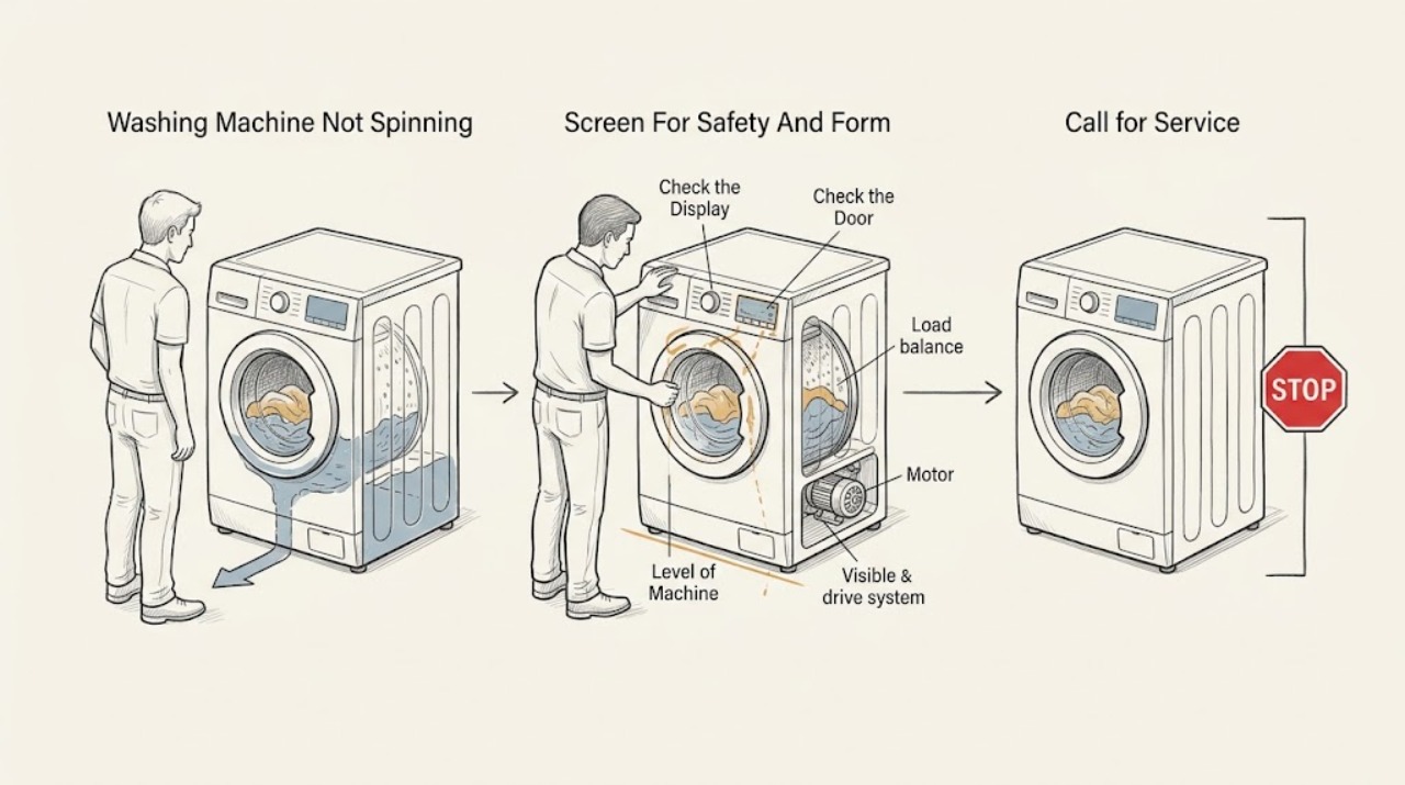 Washing Machine Not Spinning
